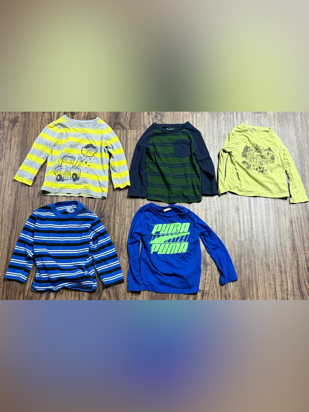 24 Months / 2T Long Sleeve T-Shirts Tops Garanimals Puma Old Navy Boys Graphic
